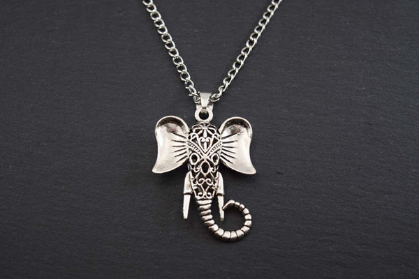 Hollow Elephant Necklace