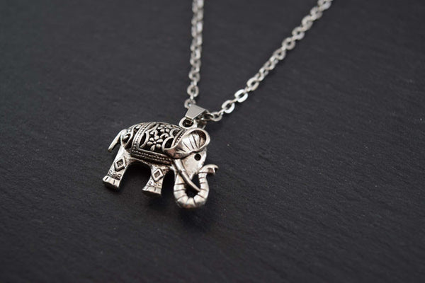 Petite Tibetan Elephant Necklace