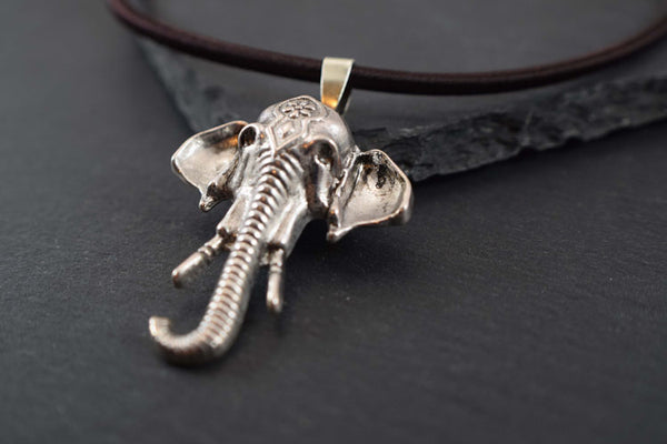 Tibetan Elephant Pendant Choker