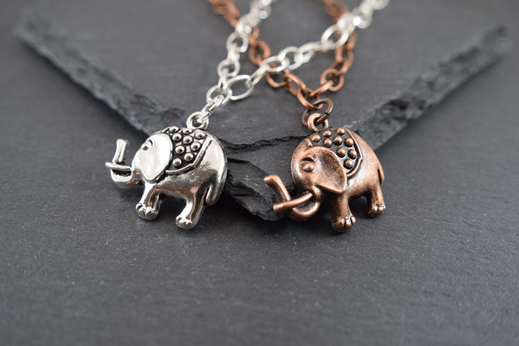 Elephant Charm Bracelet Set