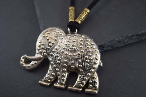 Armored Elephant Necklace
